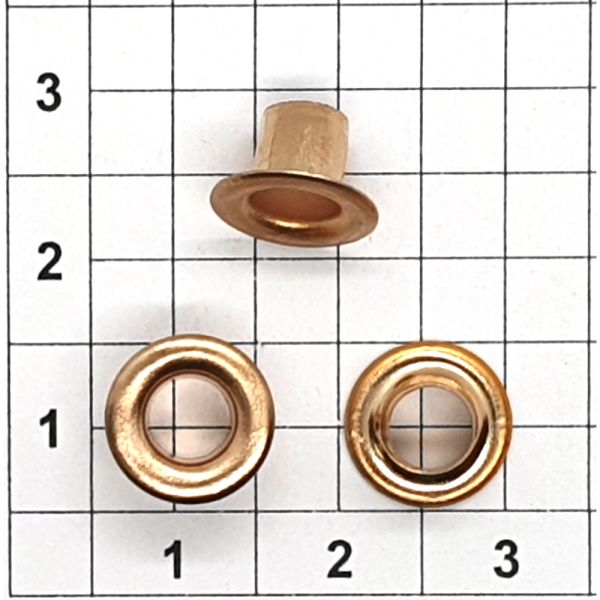 Блочка 5 мм светлое золото