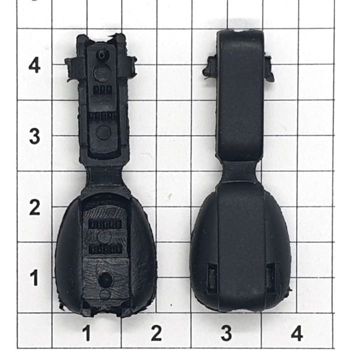 Колокольчик 3224 черный наконечник для шнура