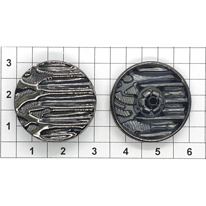 Кнопка 25 мм темный никель K-2