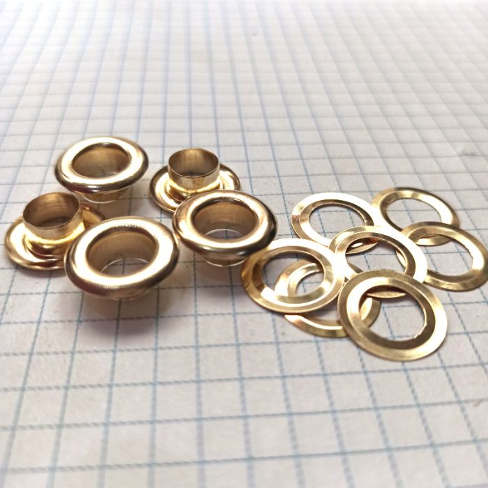 Люверс 8 мм золото