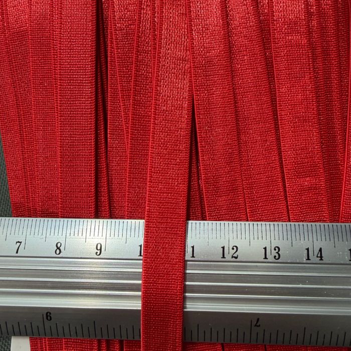 Резинка 10 мм красная для бретелей